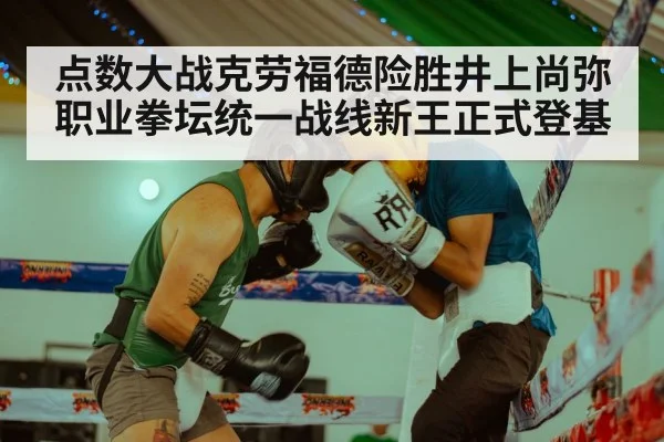 点数大战克劳福德险胜井上尚弥 职业拳坛统一战线新王正式登基